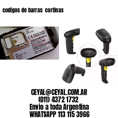 codigos de barras  cortinas