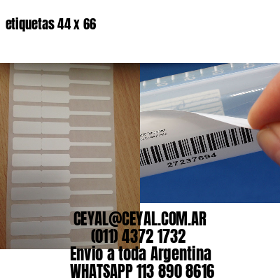 etiquetas 44 x 66