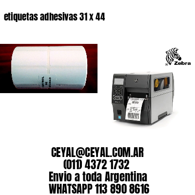 etiquetas adhesivas 31 x 44