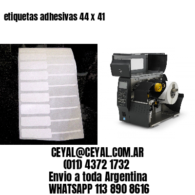 etiquetas adhesivas 44 x 41