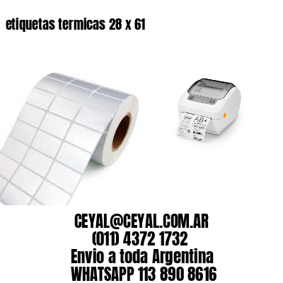 etiquetas termicas 28 x 61