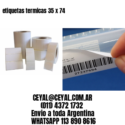 etiquetas termicas 35 x 74