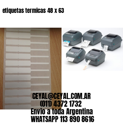 etiquetas termicas 48 x 63