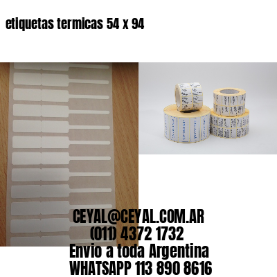 etiquetas termicas 54 x 94