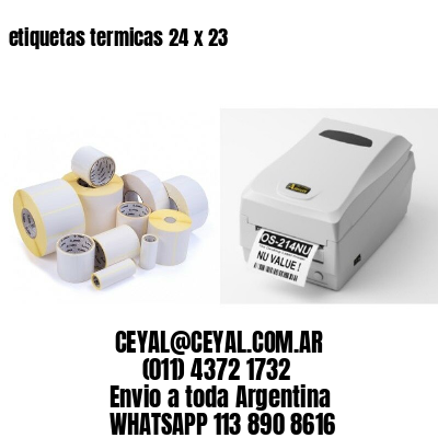 etiquetas termicas 24 x 23