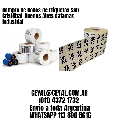 Compra de Rollos de Etiquetas San Cristóbal  Buenos Aires datamax industrial