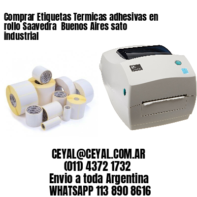 Comprar Etiquetas Termicas adhesivas en rollo Saavedra  Buenos Aires sato industrial