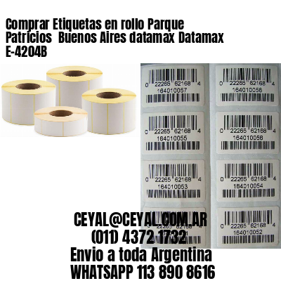 Comprar Etiquetas en rollo Parque Patricios  Buenos Aires datamax Datamax E-4204B
