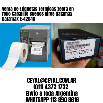 Venta de Etiquetas Termicas zebra en rollo Caballito Buenos Aires datamax Datamax E-4204B