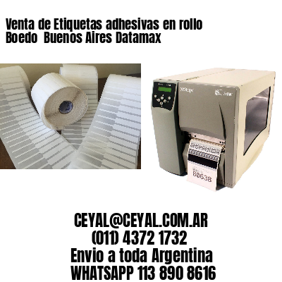 Venta de Etiquetas adhesivas en rollo Boedo  Buenos Aires Datamax
