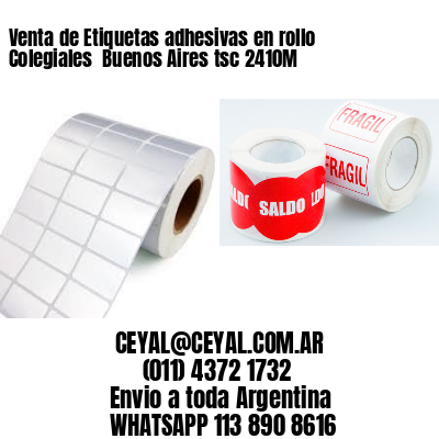 Venta de Etiquetas adhesivas en rollo Colegiales  Buenos Aires tsc 2410M