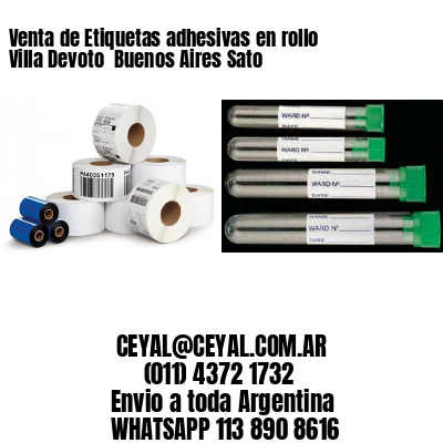 Venta de Etiquetas adhesivas en rollo Villa Devoto  Buenos Aires Sato