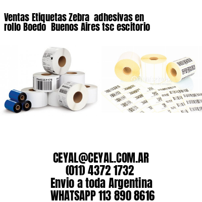 Ventas Etiquetas Zebra  adhesivas en rollo Boedo  Buenos Aires tsc escitorio