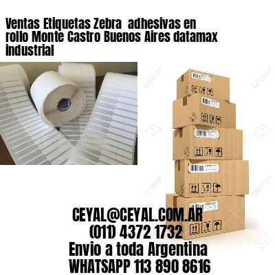 Ventas Etiquetas Zebra  adhesivas en rollo Monte Castro Buenos Aires datamax industrial