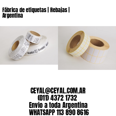 Fábrica de etiquetas | Rebajas | Argentina