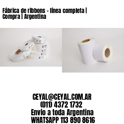 Fábrica de ribbons - línea completa | Compra | Argentina