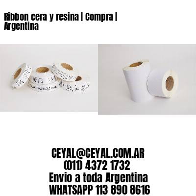 Ribbon cera y resina | Compra | Argentina