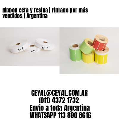 Ribbon cera y resina | Filtrado por más vendidos | Argentina