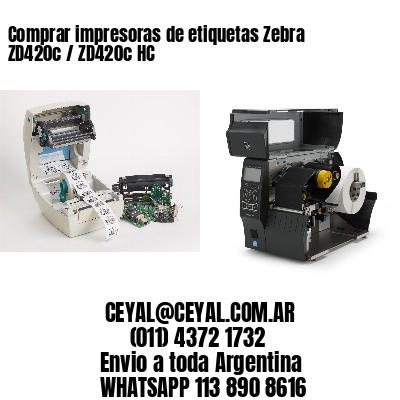Comprar impresoras de etiquetas Zebra ZD420c / ZD420c‑HC