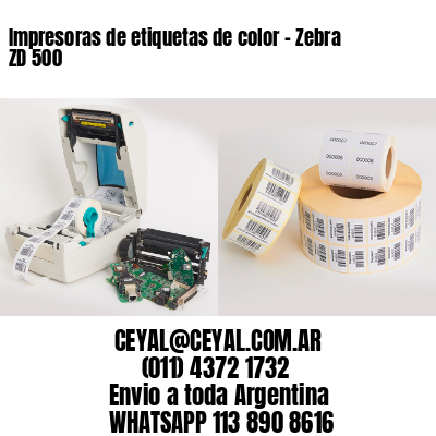 Impresoras de etiquetas de color – Zebra ZD 500