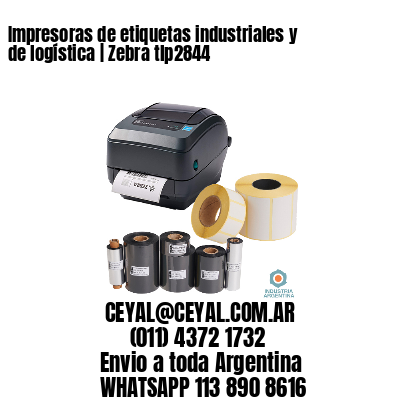 Impresoras de etiquetas industriales y de logística | Zebra tlp2844