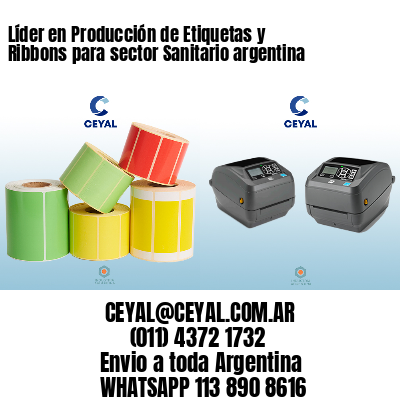 Líder en Producción de Etiquetas y Ribbons para sector Sanitario argentina