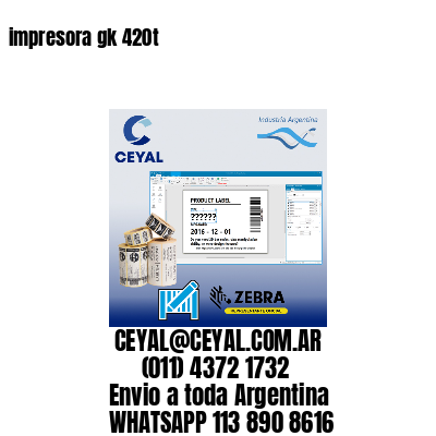 impresora gk 420t