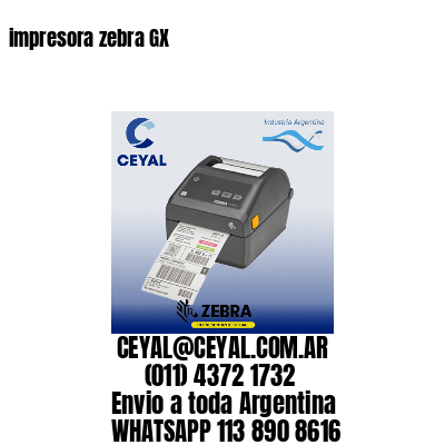 impresora zebra GX