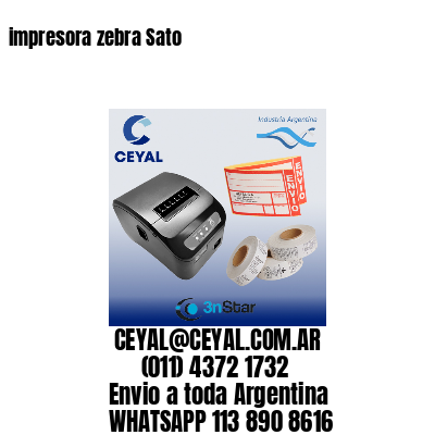 impresora zebra Sato