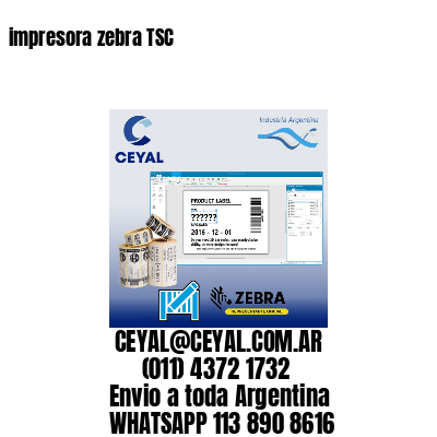 impresora zebra TSC