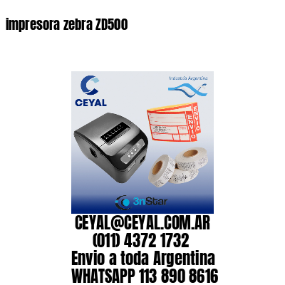 impresora zebra ZD500