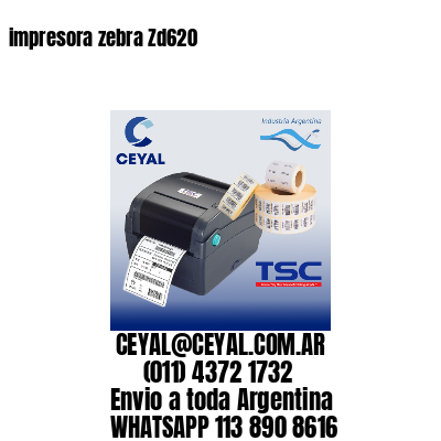 impresora zebra Zd620