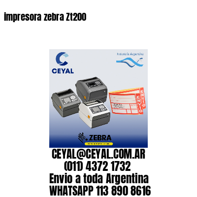 impresora zebra Zt200