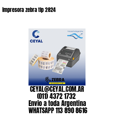 impresora zebra tlp 2824