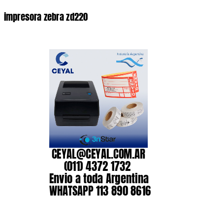impresora zebra zd220