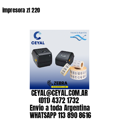 impresora zt 220