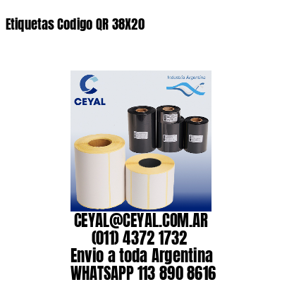Etiquetas Codigo QR 38X20