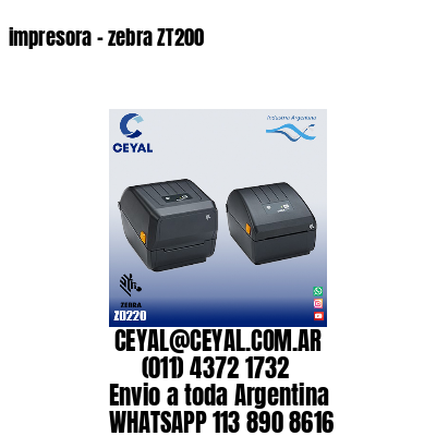 impresora – zebra ZT200