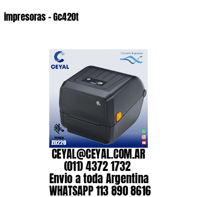 impresoras – Gc420t