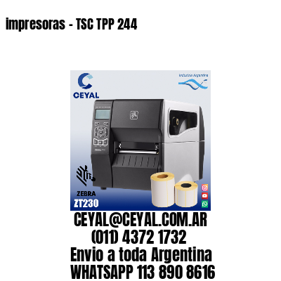 impresoras – TSC TPP 244