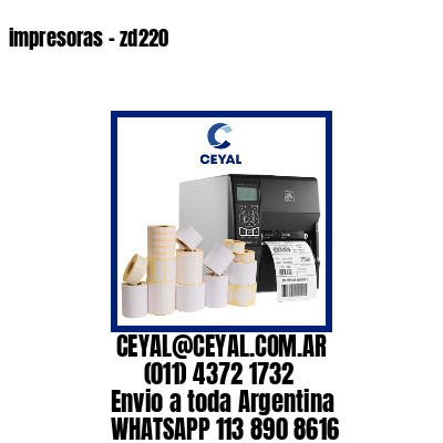 impresoras – zd220