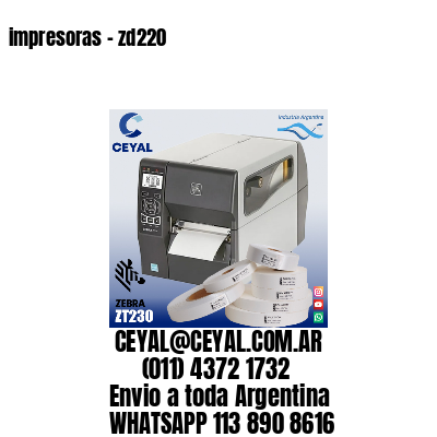 impresoras – zd220