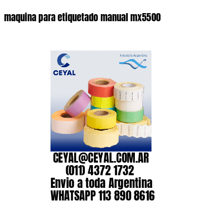 maquina para etiquetado manual mx5500