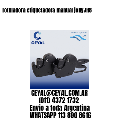 rotuladora etiquetadora manual jollyJH8