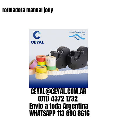 rotuladora manual jolly