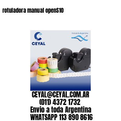 rotuladora manual openS10