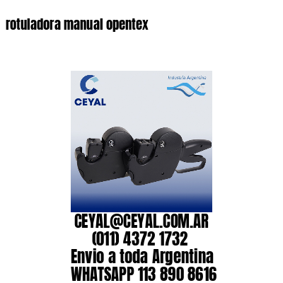 rotuladora manual opentex