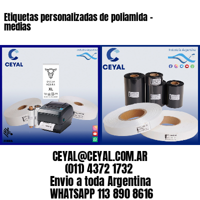 Etiquetas personalizadas de poliamida – medias