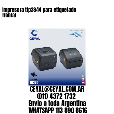 Impresora tlp2844 para etiquetado frontal