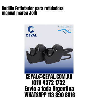 Rodillo Entintador para rotuladora manual marca Jolli